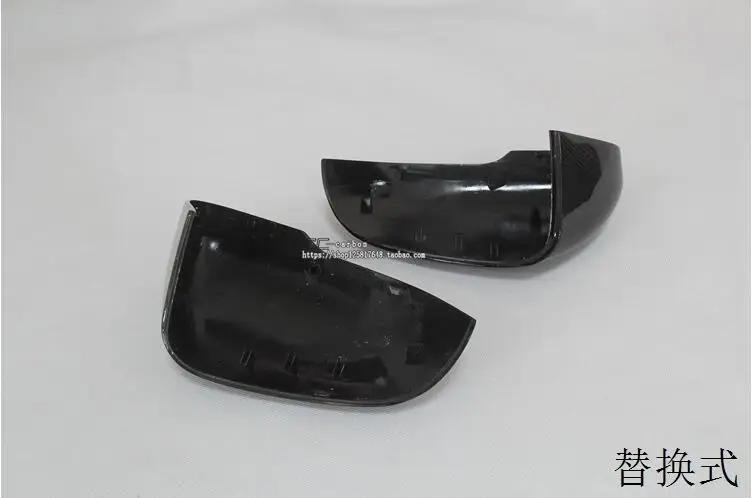 2 шт. Полная замена углеродного Волокно автомобиля боковой Зеркала заднего вида