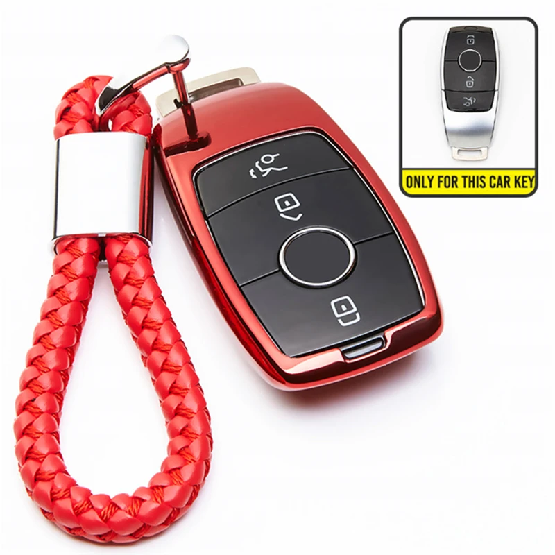 Чехол для дистанционного ключа из ТПУ с 3 кнопками чехол Mercedes Benz 2018 A C S GLS Class W213