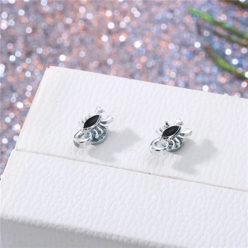 1 пара шикарные серьги гвоздики без пирсинга магнитные в форме сердца милые