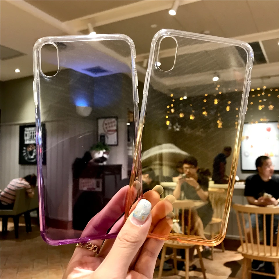 Twilight Rainbow Color Case For iphone XS XR Cases Sony Z5 C5 C6 Xperia X XA XA1 XA2 XP Ultra XZ XC XZ1 XZ2 Silicone Cover |