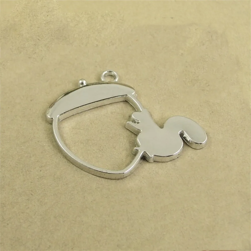 Винтажная подвеска BASEHOME 10 шт. с подвеской в виде животных фоторамка бронзовые