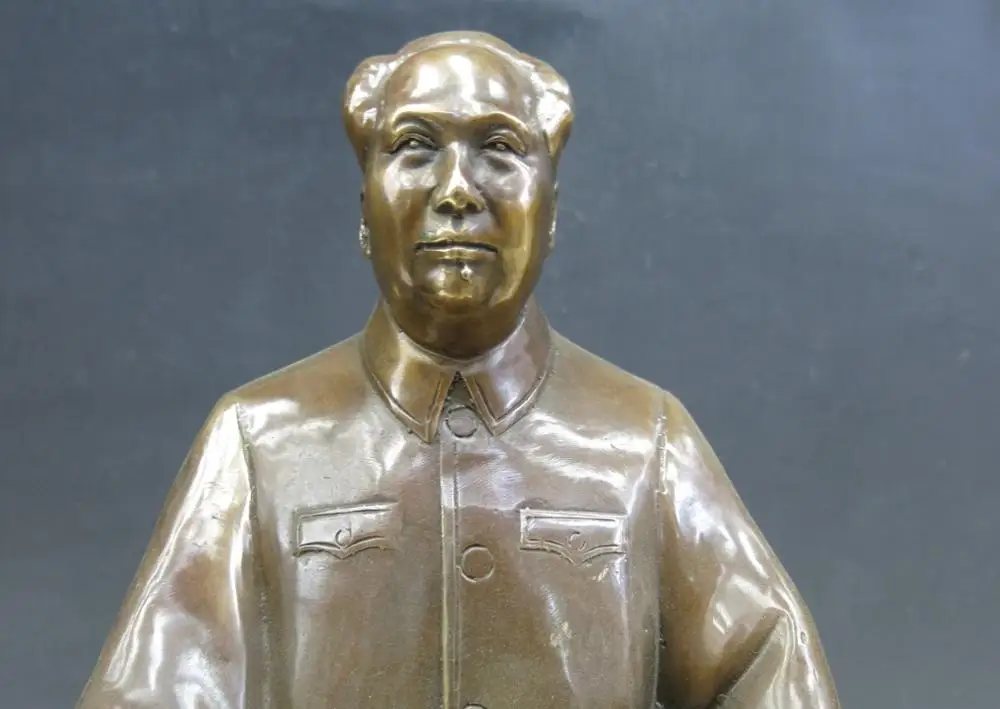 Статуя стула из тростника 14 дюймов на удачу Мао Цзэдун|Статуи и скульптуры| |