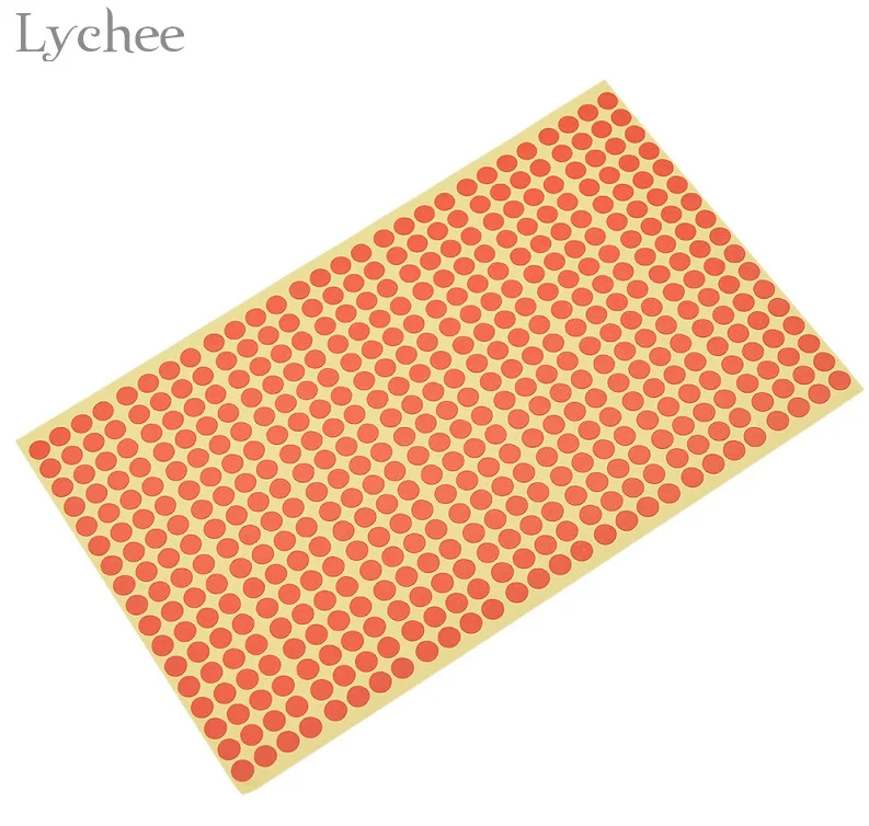 8 Lychee 1 лист круглое пятно цветные наклейки этикетки DIY ручной работы бумажное Ремесло Скрапбукинг украшения - Цвет: 8