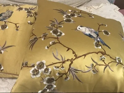 Классическая бабочка Подушка с Внутренняя 50x50 см подушку вышивка Саин подушки Председатель декоративные