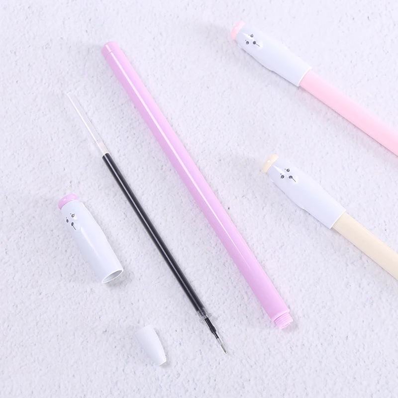 Мультфильм выражение медведь гелевая ручка 0 5 мм черный игла творческих