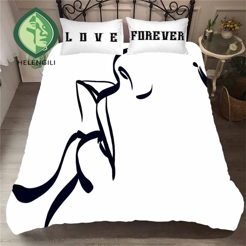 HELENGILI 3D Bedding Set Kiss Lips Mouth Print Duvet Cover Set Lifelike Bedclothes with Pillowcase Bed Set Home Textiles #ZUI-22
HELENGILI 3D Bedding Set Kiss Lips Mouth Print Duvet Cover Set Lifelike Bedclothes with Pillowcase Bed Set Home Textiles #ZUI-22