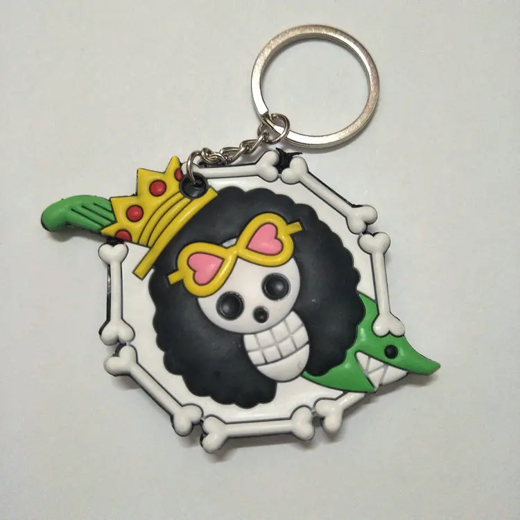 Брелок с фигурками из мультфильмов фигурки героев Аниме ONE PIECE Luffy Nami Usopp Chooper PVC