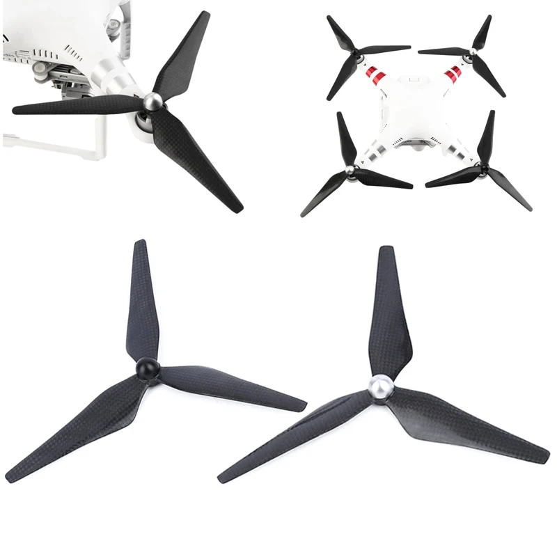 Лидер продаж 1 пара пропеллеров из углеродного волокна 9 4 дюйма светильник легкое