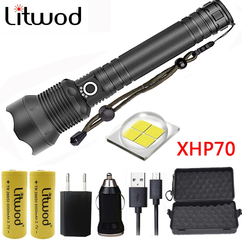 Z20 1282 CREE оригинальный XLamp XHP70 & XHP50 высокий мощный тактический светодиодный фонарик