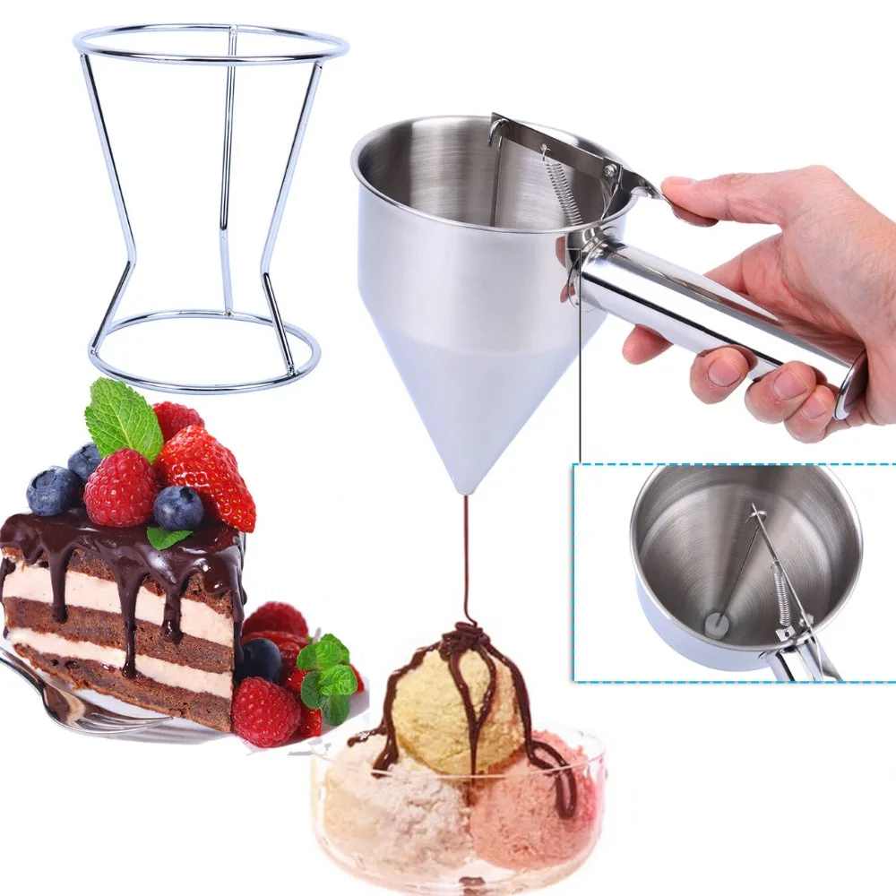 Воронка для ликера соуса бункер конусная воронка вафельница инструмент со