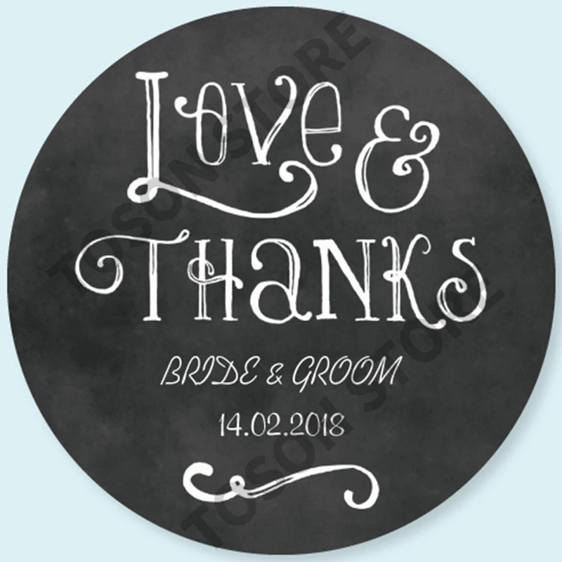 100, Silver laser Customized text logo, Wedding Stickers, Invitations Seals, Candy Favors Gift Boxes Labels, On White Adhesive