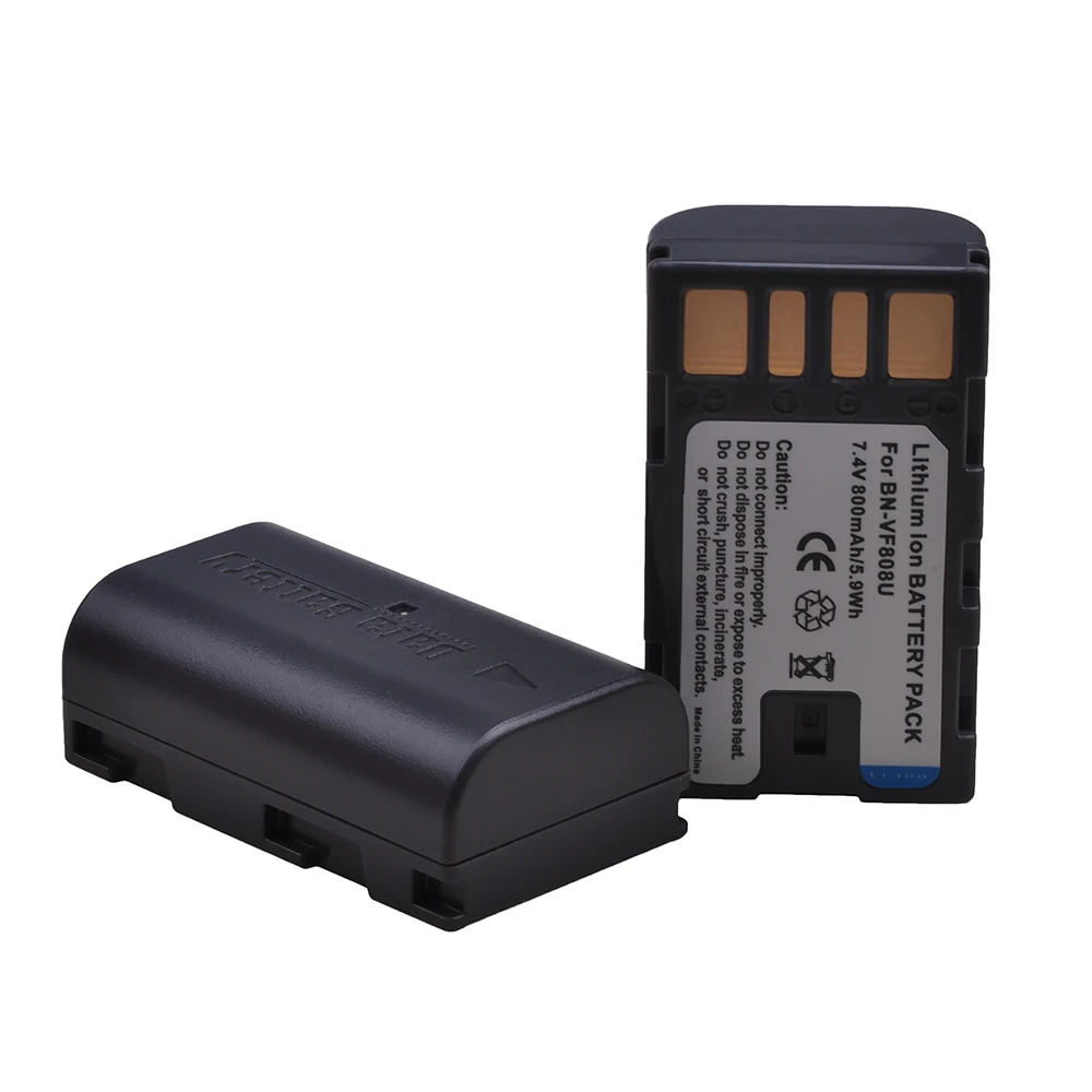 Tectra 2 шт. BN-VF808 BN-VF808U BN VF808 Батарея для JVC GR-D790 GZ-MG255 GZ-MG155 GZ-MG130 GZ-MG135 GR-D770 GR-D771 Батарея