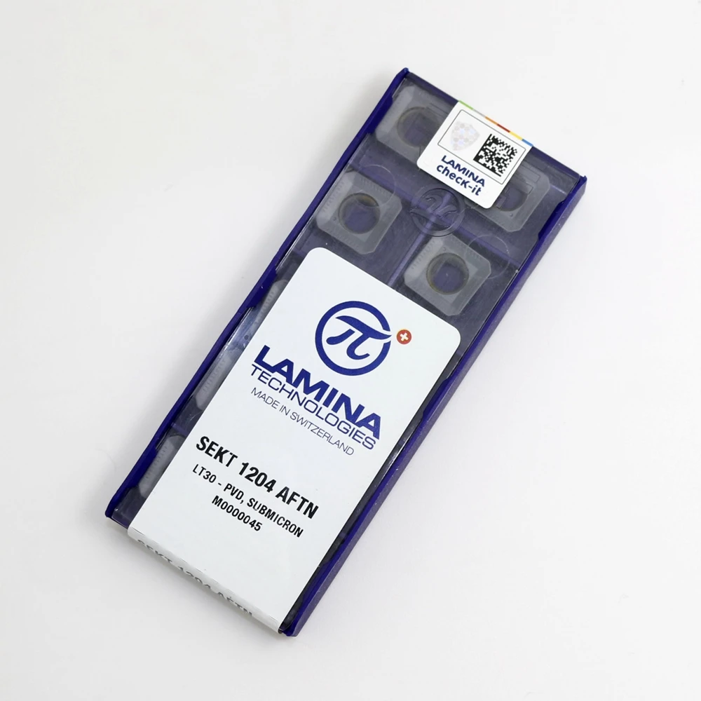 

SEKT 1204 AFTN LT30 LAMINA 100% orginal CNC Solide Carbide Milling Inserts Tool 10pcs/lot