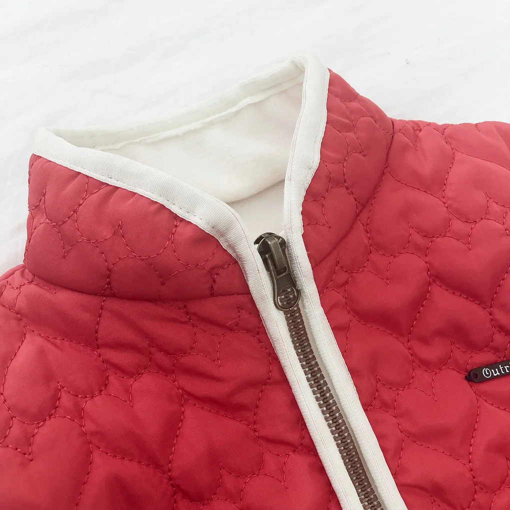 Верхняя одежда для маленьких девочек теплый флисовый жилет детская куртка