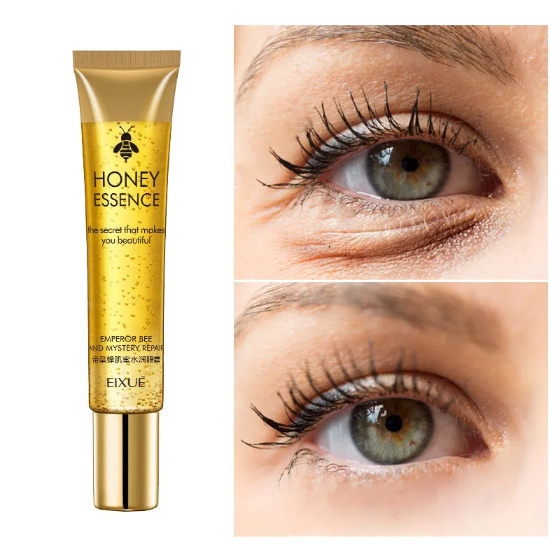 Антивозрастной ретинол крем для глаз против морщин Коллаген отечности темные