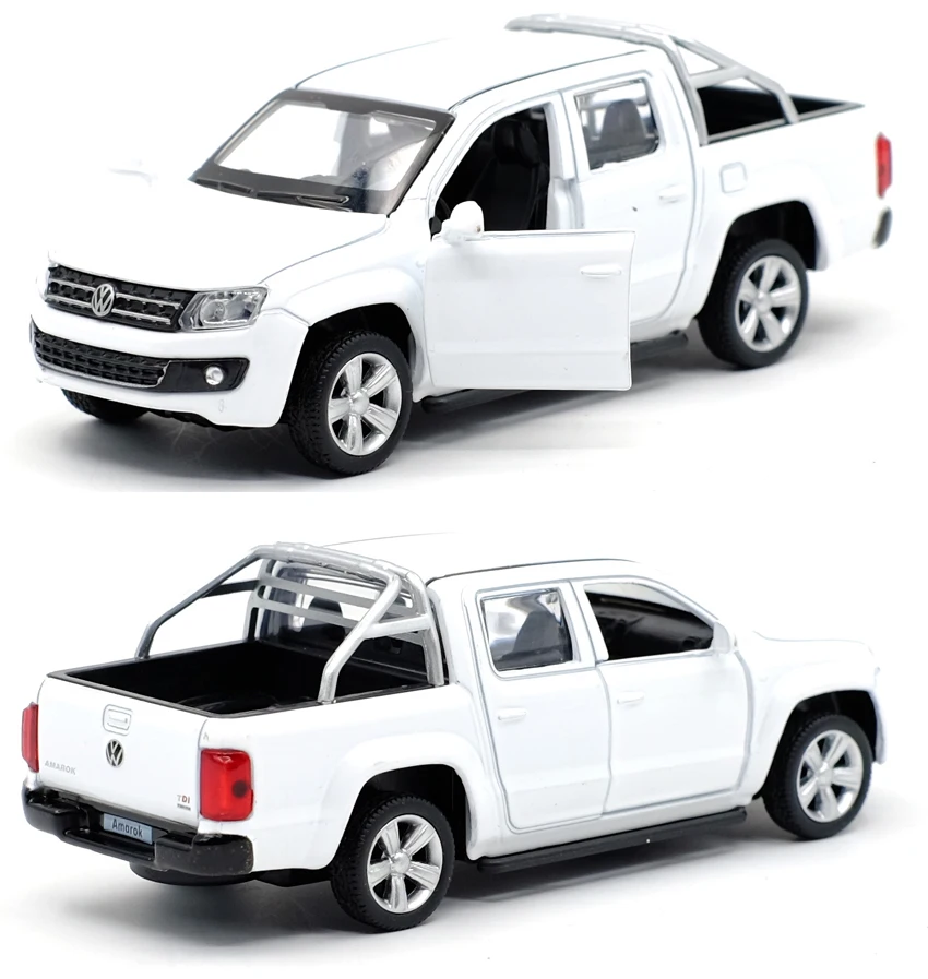 Новое поступление Caipo 1:43 Amarok литая под давлением модель автомобиля игрушка с выдвижной спинкой/для детей Подарки/обучающая коллекция игрушек
