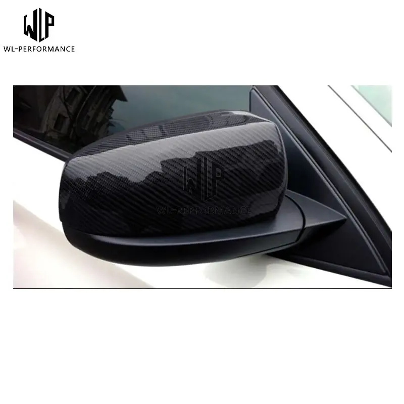 X6 карбоновое волокно замена стиль зеркало заднего вида крышка Комплект кузова