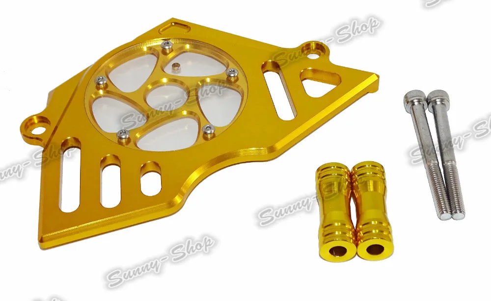 Waase CNC алюминиевая передняя Звездочка, цепь, защитная крышка, левая сторона двигателя для Honda CBR250R CBR 250R 2011 2012 2013