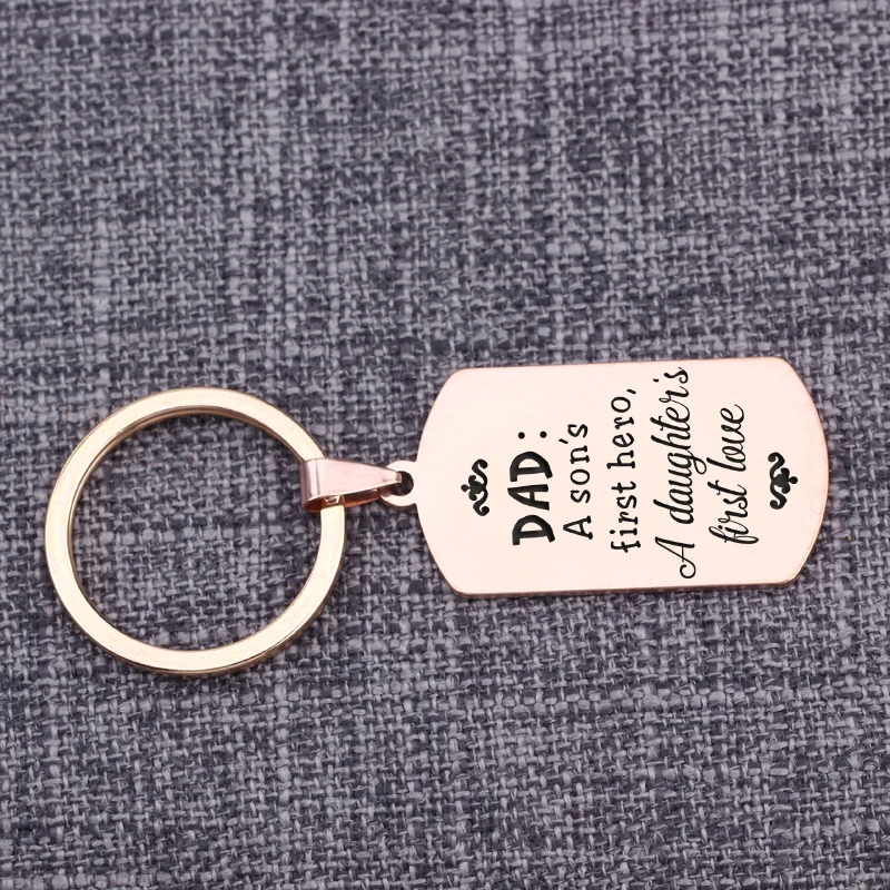 Брелок для ключей папа сына первого героя дочери первая брелок любовь подарок