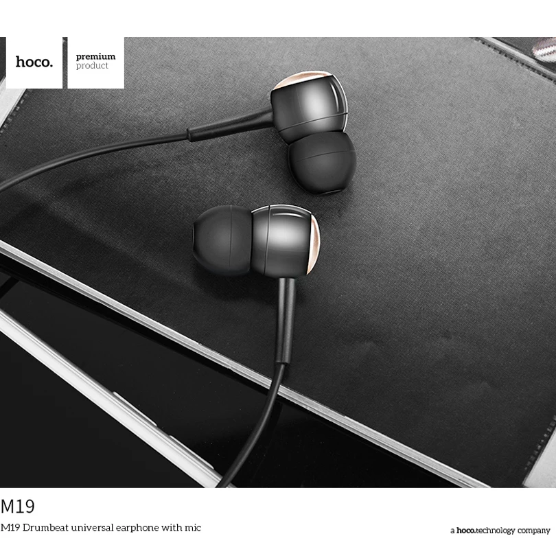 Горячая Распродажа HOCO 3 5 мм наушники патент половина вкладыши стерео бас