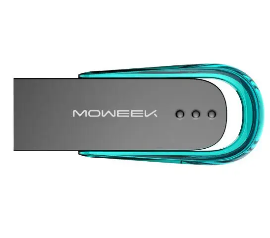 Green Moweek Future USB флеш-накопитель MF91 металлический 32 Гб Высокоскоростной usb 3,0 флеш-накопитель 128 ГБ флеш-накопитель 64 Гб карта памяти 16 Гб Флешка в подарок - Цвет: Green