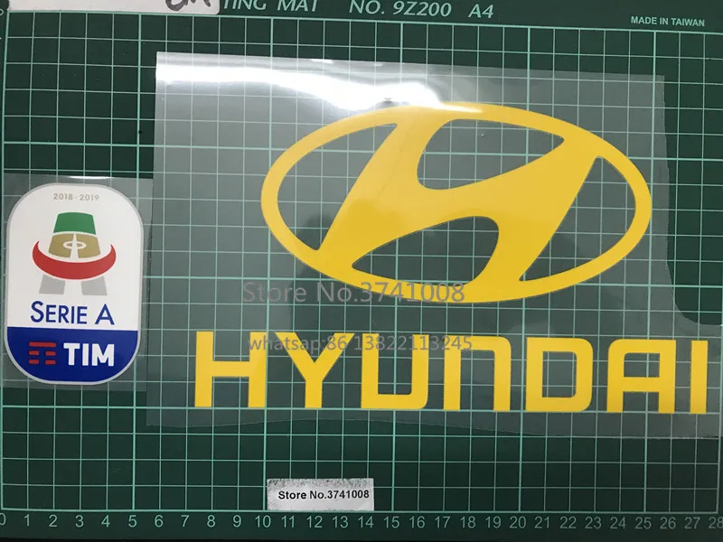 2018 2019 значки итальянской лиги roma home Off HYUNDAI патчи|Заплатки| |