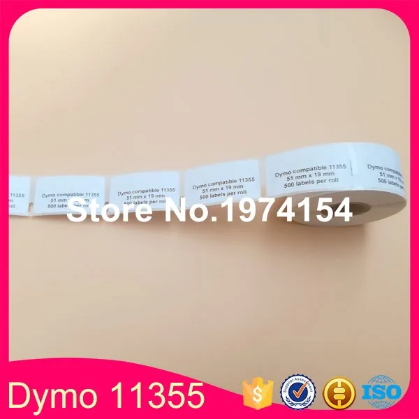 38 x совместимые рулоны Dymo Этикетки 11355 1355 многофункциональные этикетки 51 мм 19 500 в