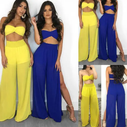 Женские новые модные Высокая Талия обтягивающие брюки Широкие расклешенные цвет