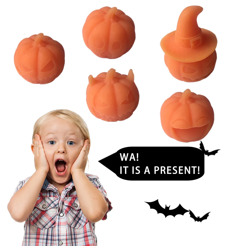 2 шт. Хэллоуин Милая Тыква исцеления стрейчевый расслабляет забавная шутка