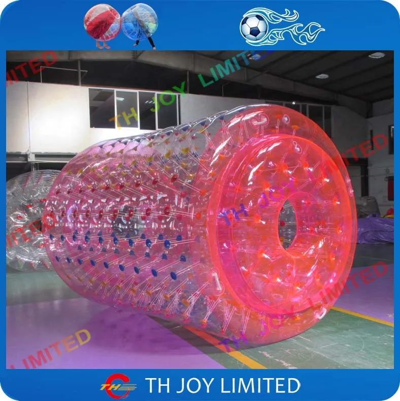 2 4 м надувной ролик для газона аквапарк надувная прогулка на воде водный прогулок