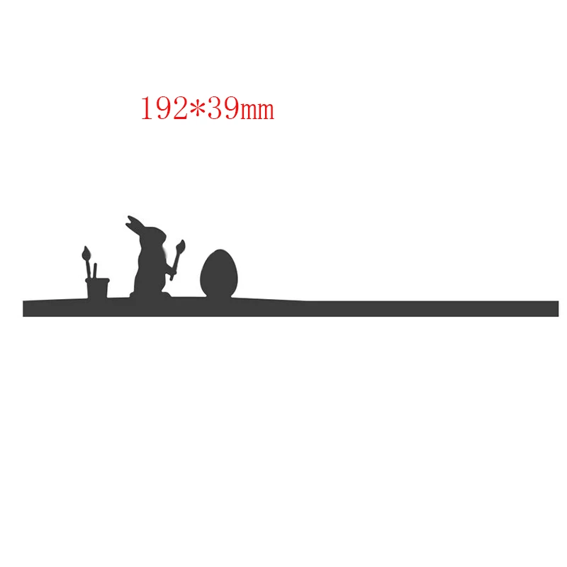 Easter Bunny Metal Cutting Dies Stencil For DIY Scrapbooking Decorative Embossing Suit Paper Card Die Cutting Template Handmade