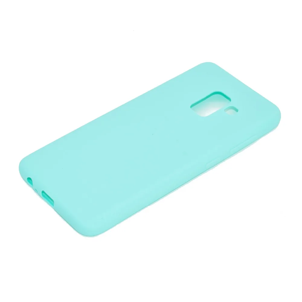 Чехол для Samsung A8 + Plus 2018 карамельный цвет Galaxy A6 J4 J6 S8 S9 чехол Capinha funda Etui |