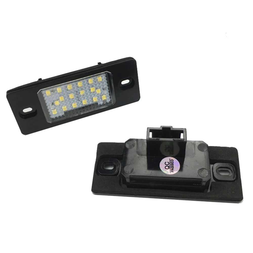 Car Flashing 2Pcs LED Number License Plate Light For Porsche Cayenne VW Golf 4 5 Touareg 1Gen Tiguan Passat B5.5 | Автомобили и