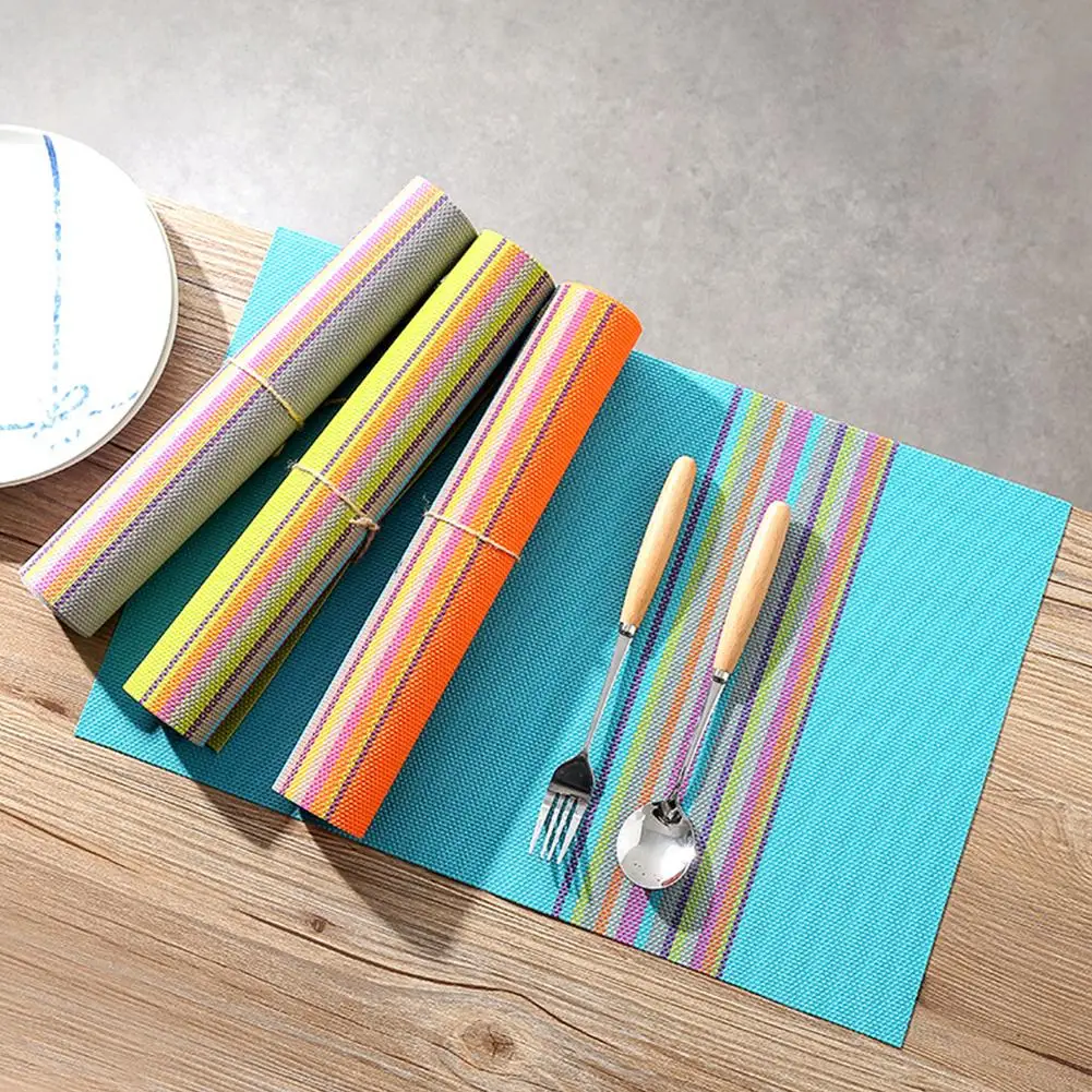 4 шт. салфетки термостойкие красочные пятна устойчивые против скольжения