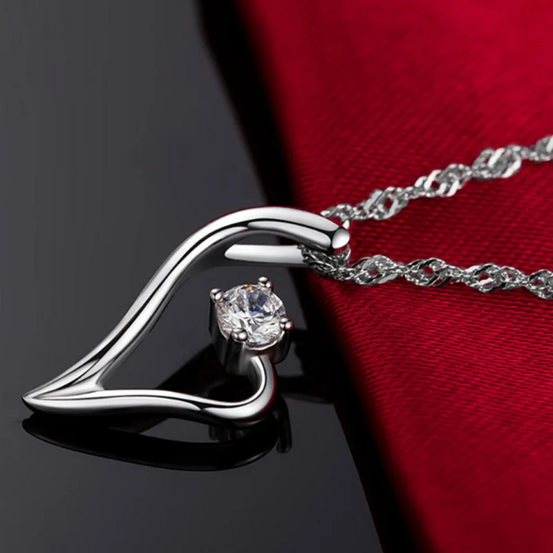 Ожерелье в форме сердца трендовые ювелирные изделия Женские аксессуары