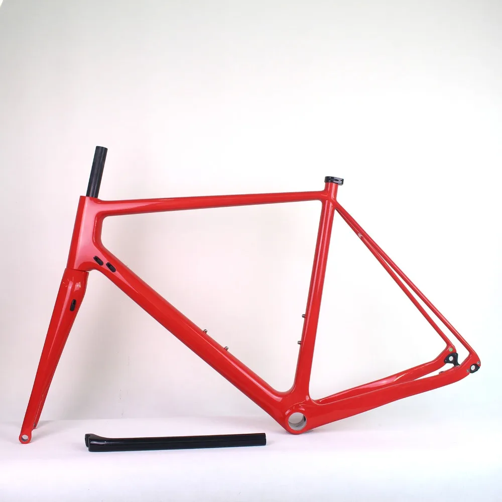 

Toray T800 carbon fiber gravel bike frame new flat mount disc brakes carbon gravel bike frameset 49/52/54/56/58cm Carbon Gravel