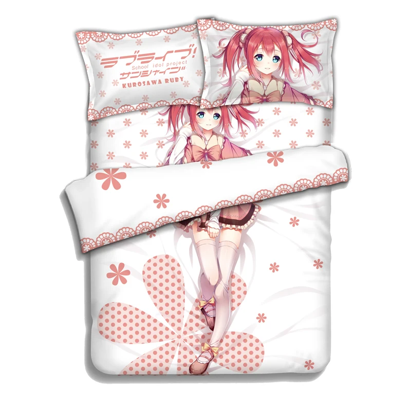 

Japanese Anime Luppi Antenor Bedding Sheet Bedding Sets Bedcover Pillow Case 4PCS