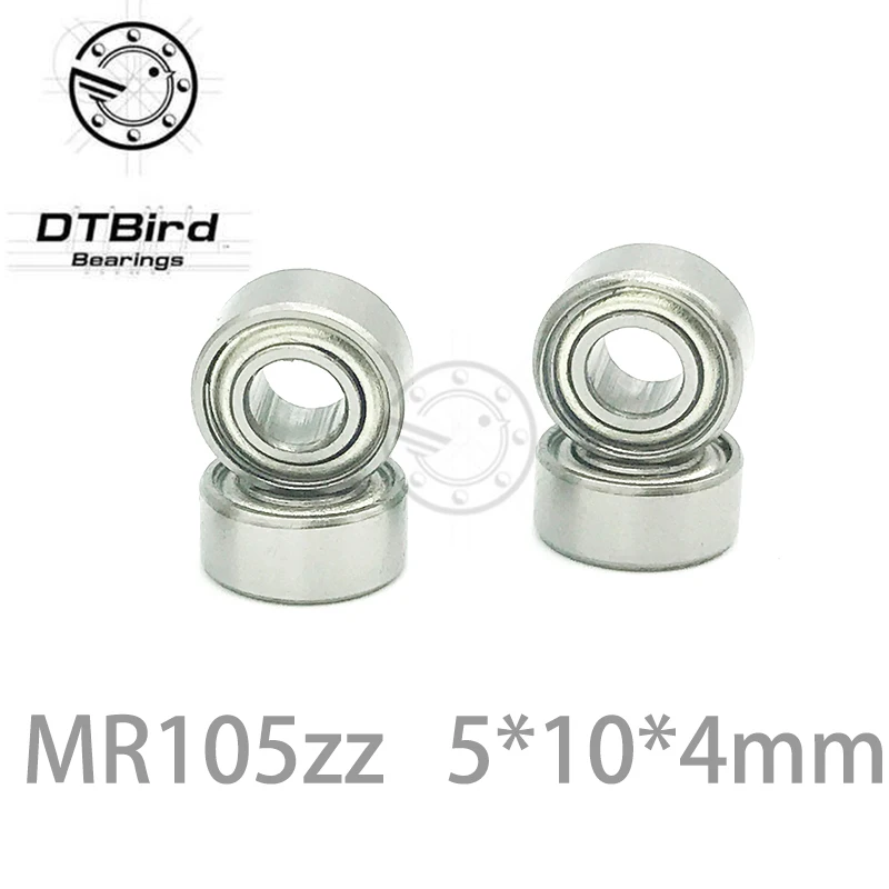 20 шт./лот MR105ZZ шарикоподшипник MR105 ZZ 5x10x4 мм с глубоким желобом для тонкой стены