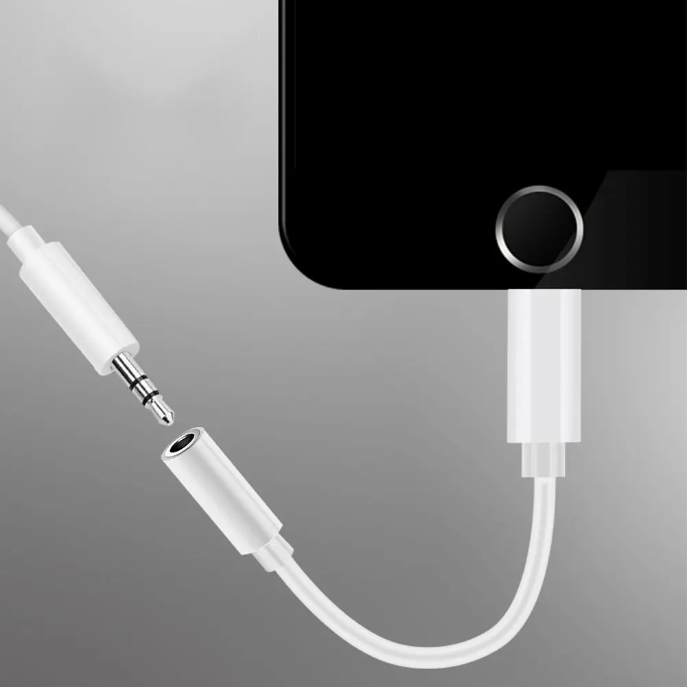Адаптер для наушников [2 шт. в упаковке] до 3 5 мм разъем капелек адаптер Apple iPhone 7 и