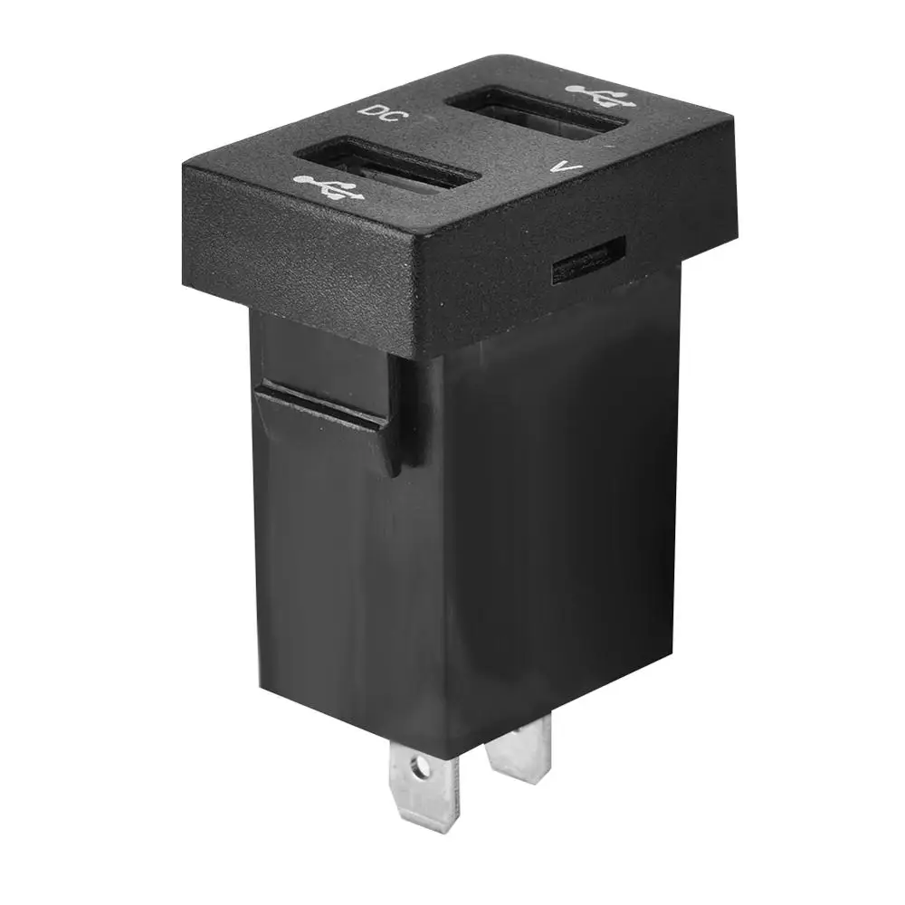 Автомобильное зарядное устройство с двумя USB разъемами 3 1 А 2 usb-порта гнездо для
