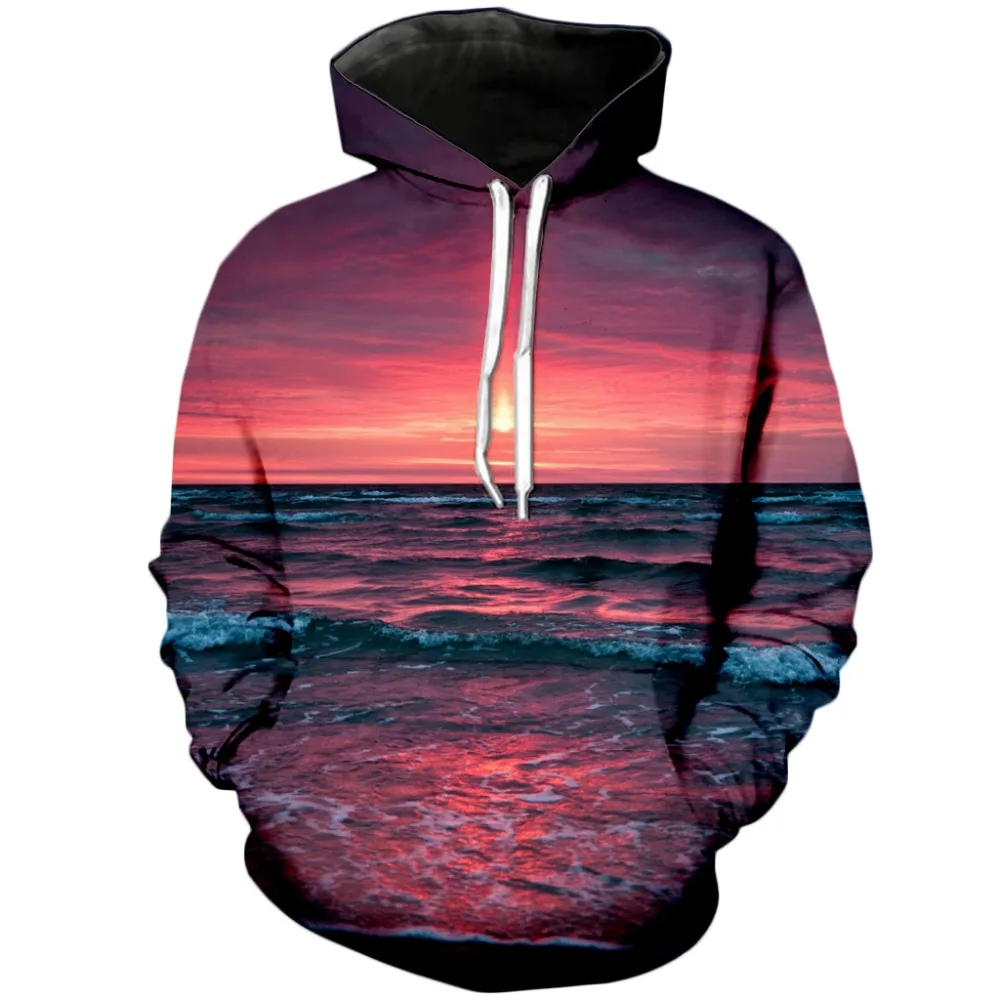 Новинка 2018 модная Толстовка PLstar Cosmos с капюшоном Красивый Горный пейзаж доломиты