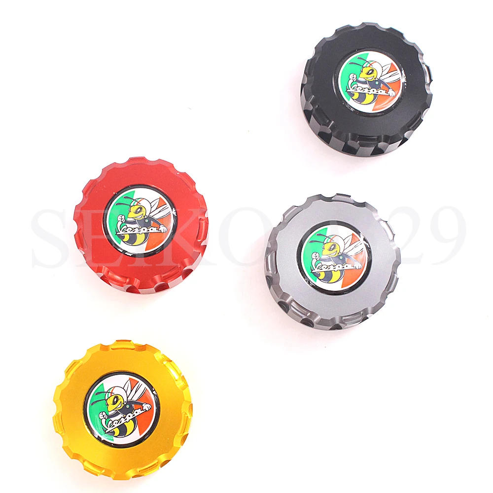 CNC алюминиевый мотоциклетный газовый топливный бак крышка чехол для Piaggio Vespa GTS GTV