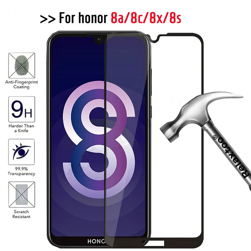 Закаленное стекло для Honor 8x8s 8a 8c honor8x Защитная пленка экрана Huawei 8 x a s c Honor8S Honor8A