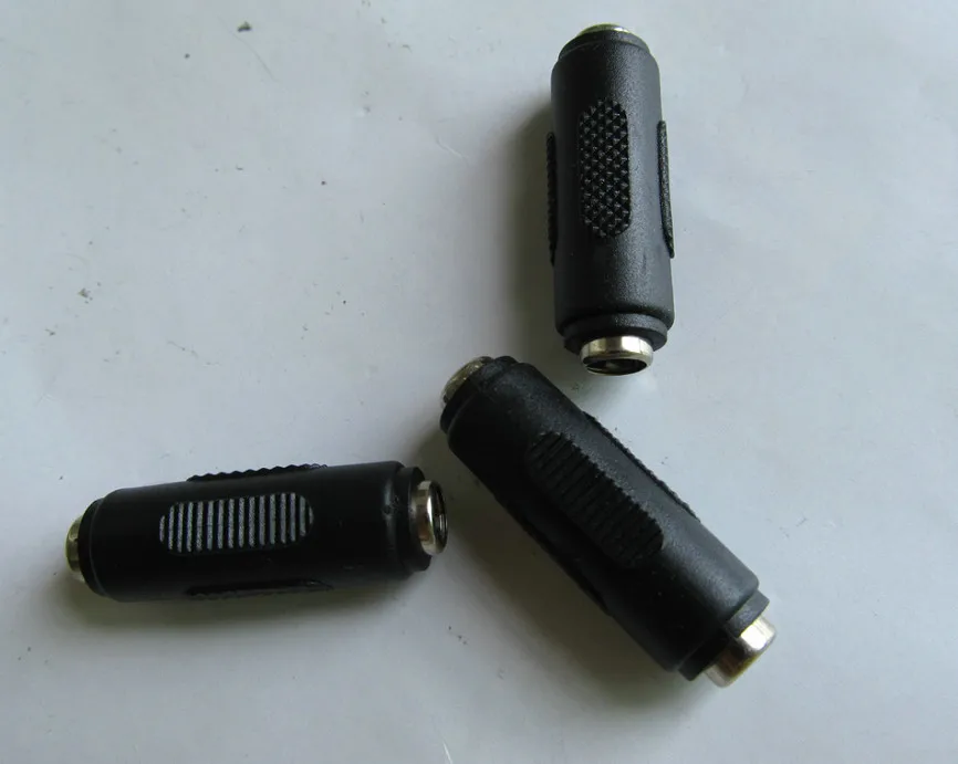 10 шт. прямой разъем питания постоянного тока 5 5x2 1 мм мама к 2 розетке конвертер