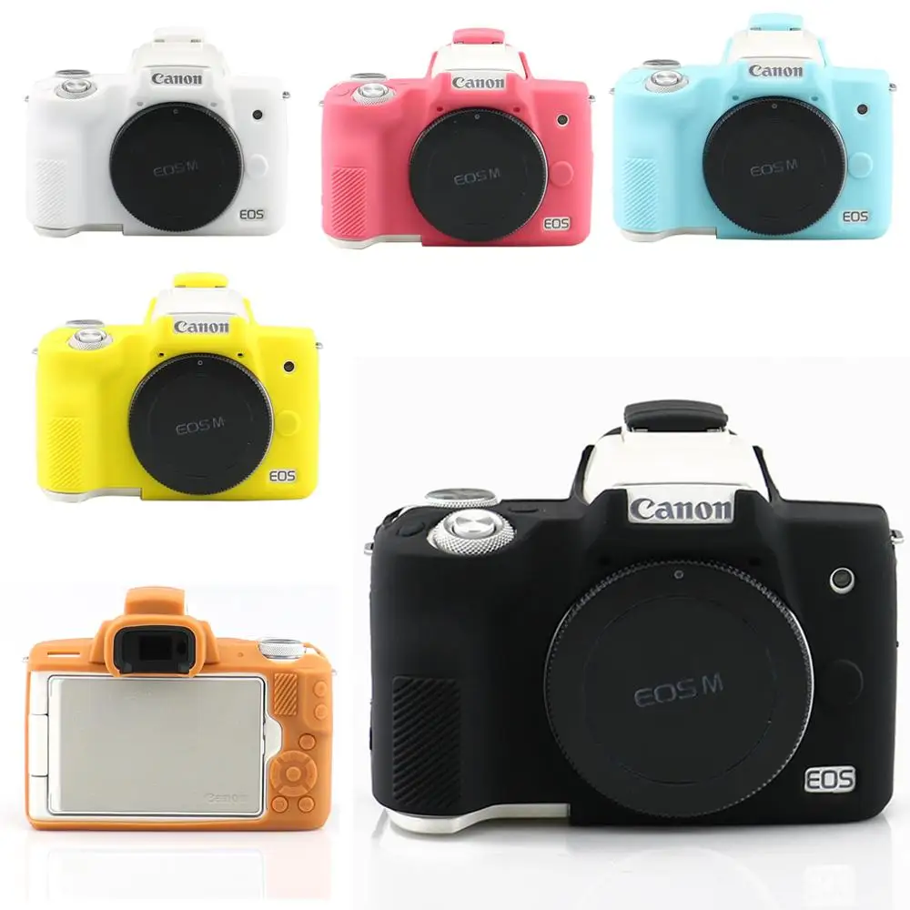 Мягкие силиконовые ТПУ кожи тела резиновая Камера сумка полное покрытие для Canon