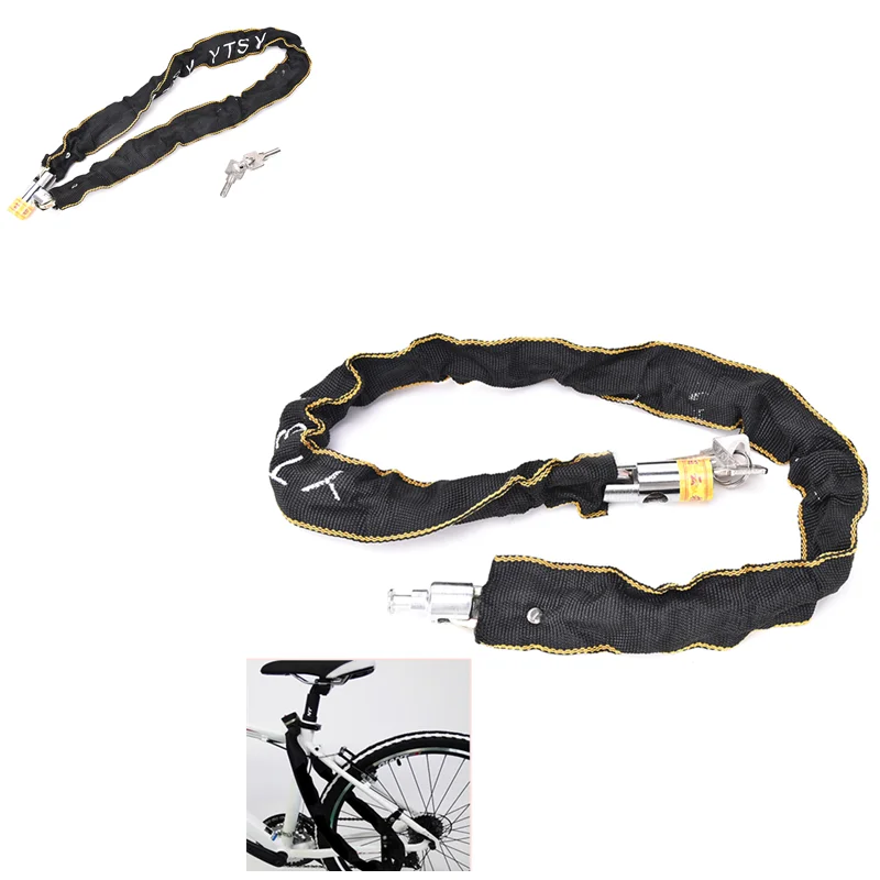 Цепь для мотоцикла скутера велосипеда мотора замок безопасная - Цена: 61.21