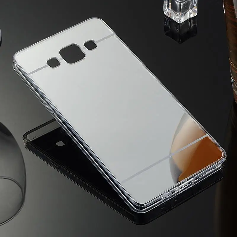 Для samsung Galaxy A5 A500 A500F роскошный мягкий ТПУ+ покрытие ПК зеркальный чехол противоударный чехол для телефона samsung A5