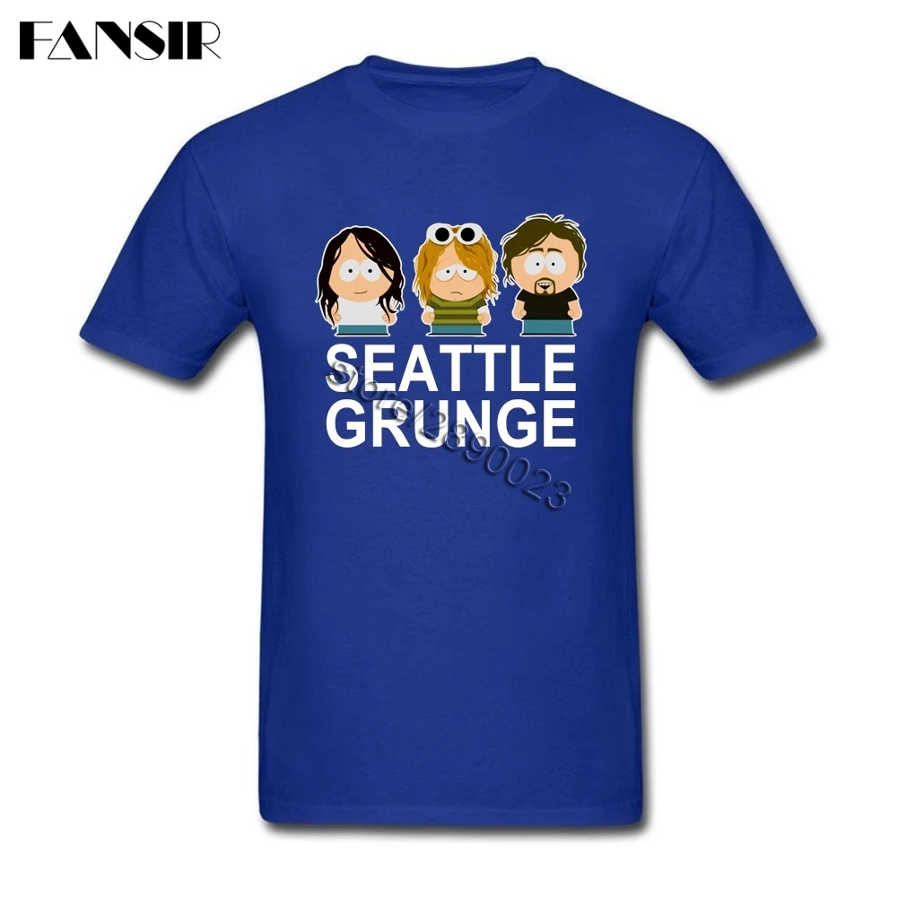 Seattle Grunge рок-н-ролл для мужчин футболки крутая футболка мужские хлопковые с