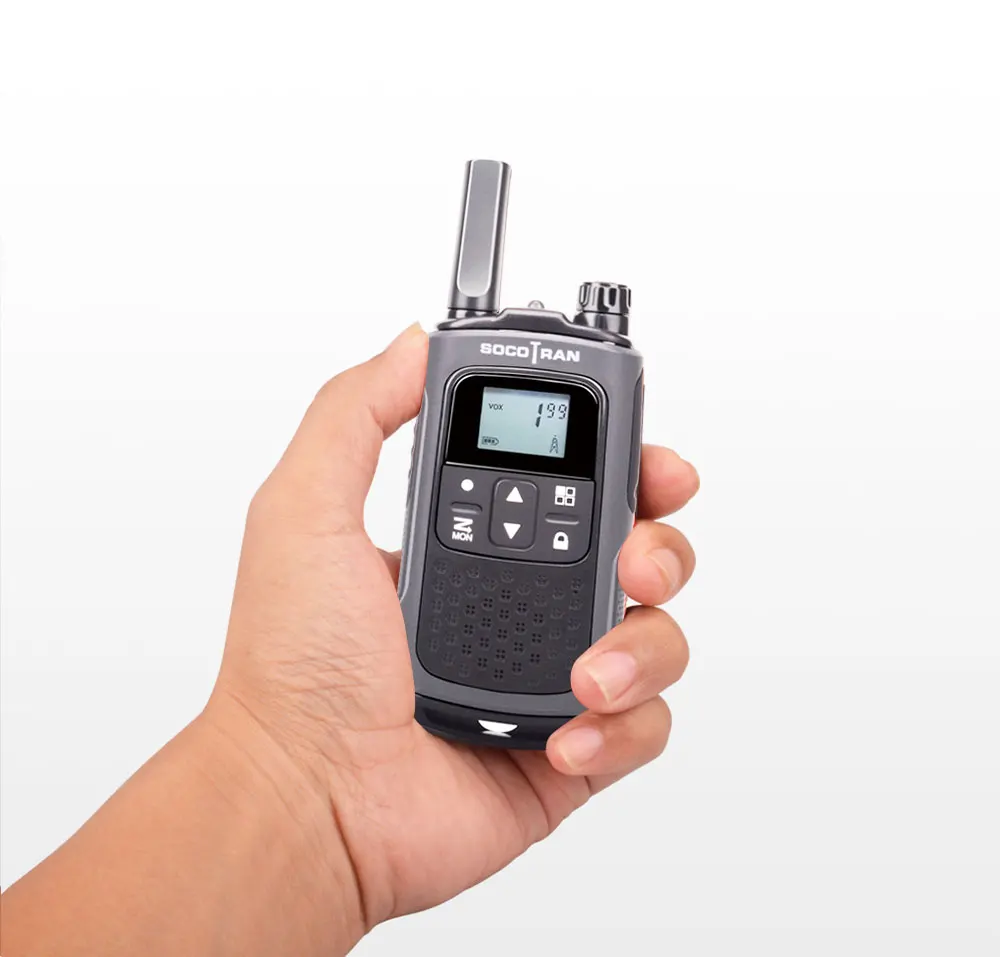 Перезаряжаемая безлицензионная рация FRS/GMRS на дальнем расстоянии 2-Way радио 0,5 Вт 22CH VOX код конфиденциальности аккумуляторная батарея пара