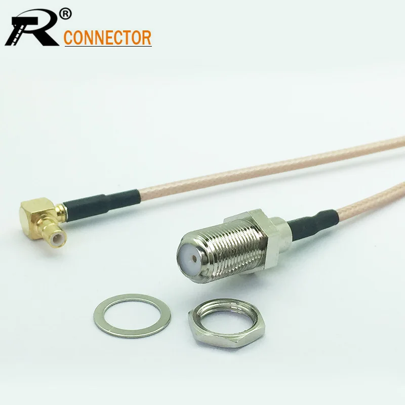 2 шт. удлинитель для кабеля длиной 15 см с гнездом F и штекером SMB | Обустройство дома